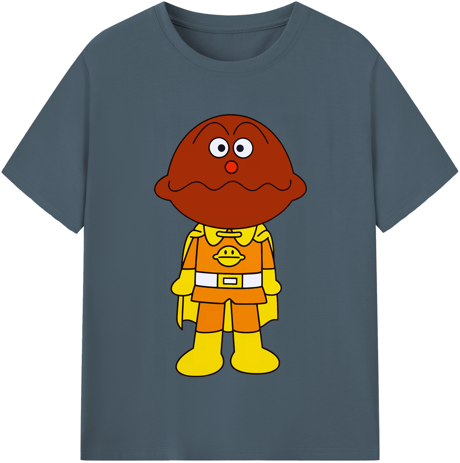 （画像用） アンパンマン Anpanman 綿100％半袖Tシャツ（フロントプリント）